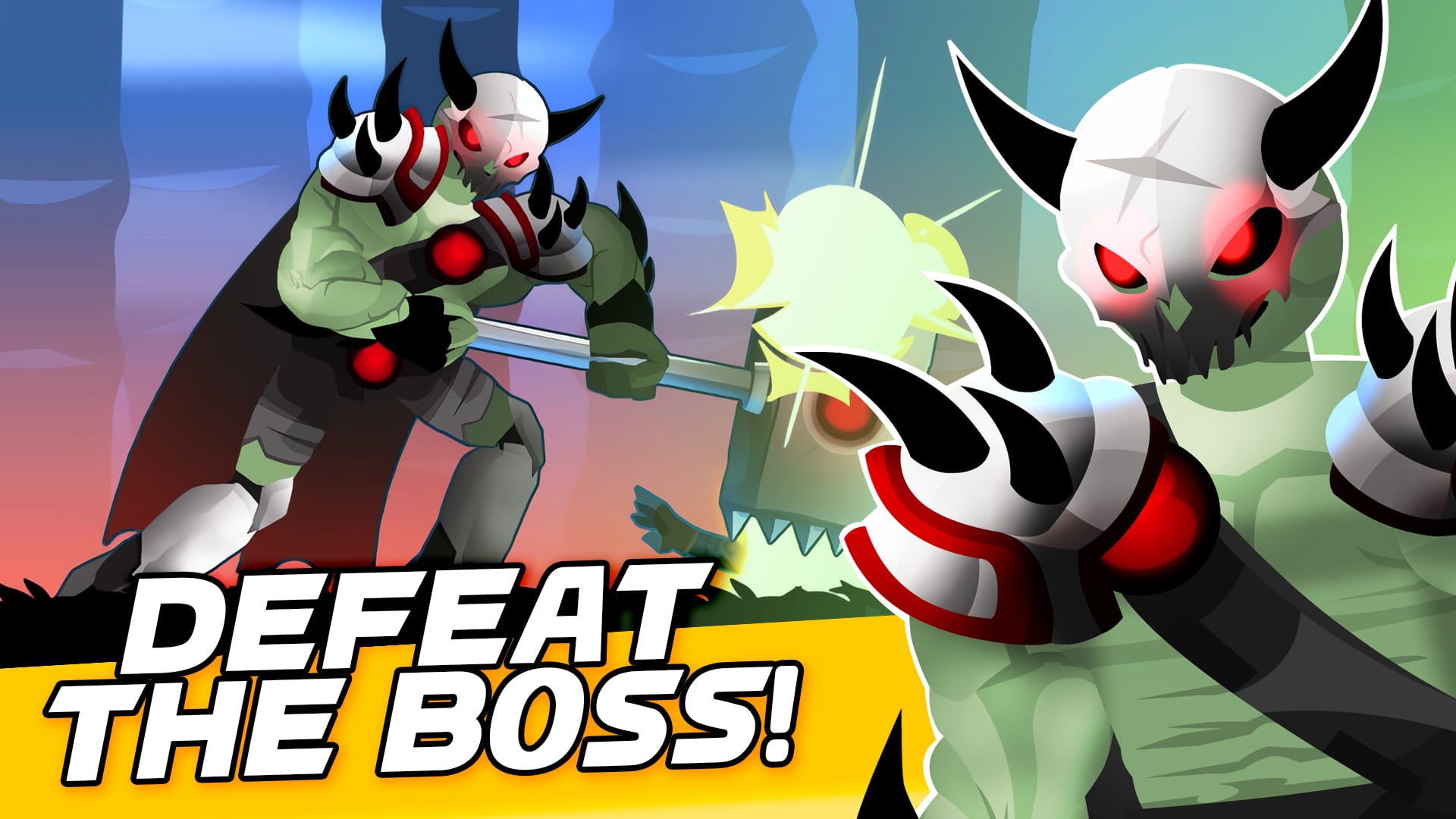 Stickman Kombat 2D — multiple enemies on screen